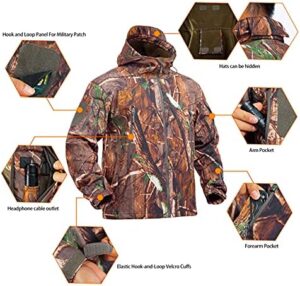 YEVHEV Quiet Camouflage Hunting Suit Hoodie Pants