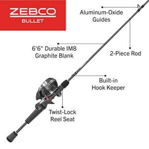 Zebco Bullet Spincast Reel and Rod Combo