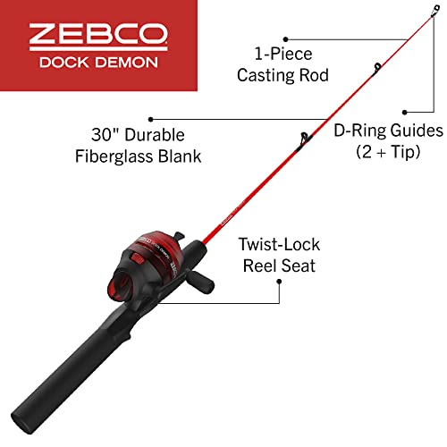 Zebco Dock Demon Fishing Rod and Reel Combo - Image 2