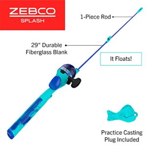 Zebco Kids Spincast Rod Combo with Tangle-Free Design