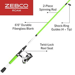 Zebco Spinning Reel & Rod Combo with ComfortGrip Handle