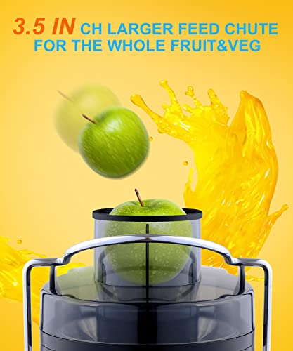 ZNOAV 600W Wide Chute Juicer, 3 Speeds - Image 2