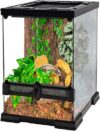 Woyrise 10 Gallon Reptile Glass Tank 12″x12″x18