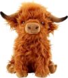 rivoeis 10.5 Inches Highland Cow Plush Toy