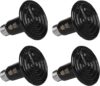 WUHOSTAM 150W Infrared Ceramic Heat Lamp, 4 Pack