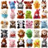 Laxdacee 32 Piece Mini Plush Animal Set