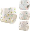 BABESIDE 4 Pcs Baby Doll Diapers Underwear