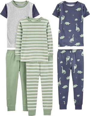 Simple Joys by Carter’s 6-piece Snug Fit Cotton Pajama Set