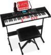 Best Choice Products 61-Key Beginners Electronic Keyboard Piano Set