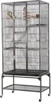 Yaheetech 69-Inch Extra Large Bird Cage, Black