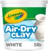 Crayola Air Dry Clay, Natural White, 5lbs