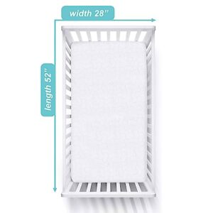 American Baby Company Waterproof Quilted Mattress Protector, 52″x28″x9