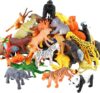 ValeforToy Animals Figure, 54 Piece Mini Jungle Set