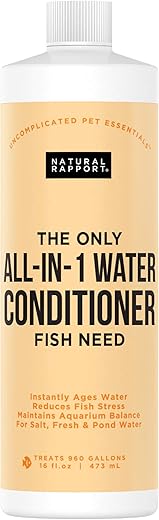 Natural Rapport Aquarium Water Conditioner - Detoxifies & Removes Toxins (16 fl oz.)