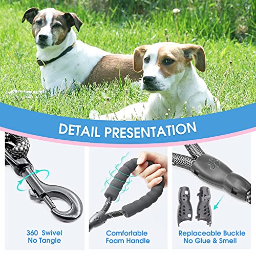 BAAPET Dog Leash 5FT-1/2'', Black Padded Handle - Image 3