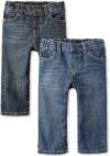 The Children’s Place Baby Boys’ Toddler Straight Leg Jeans