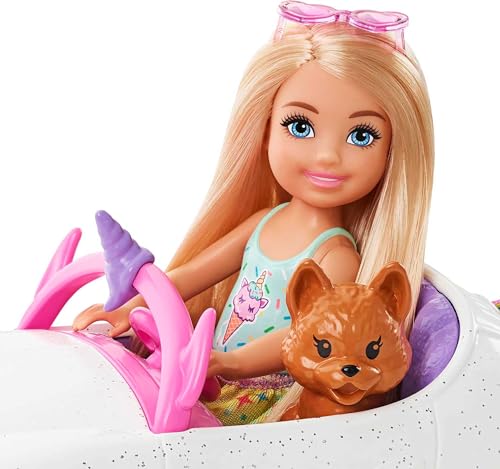 Barbie Chelsea Doll & Toy Car With Unicorn Theme - Image 5