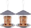 eWonLife Bird Feeder Outside Hanging, Squirrel Proof