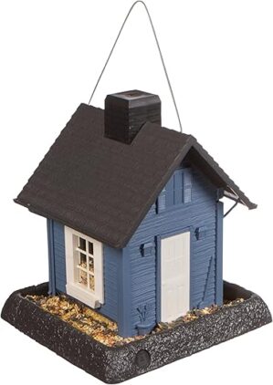 North States Blue Cottage Birdfeeder (9085)