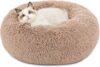 Bedsure Calming Cat Bed – Washable, Round Plush