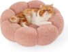 LE SURE Calming Cat Beds – Cute Flower Pet Bed