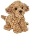 Bearington Collection Caramel Goldendoodle Puppy 13 Inch Stuffed Dog