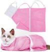 YLONG Cat Grooming Anti-Scratch Bathing Bag (Pink)