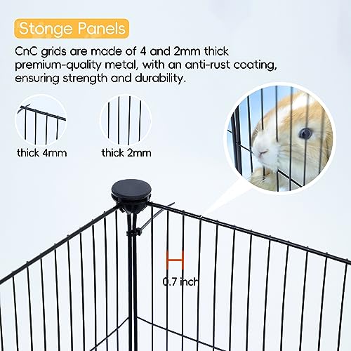 CHEGRON Guinea Pig Cage 48x24x12inch DIY 12PCS - Image 4