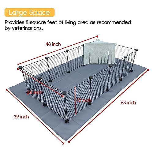 CHEGRON Guinea Pig Cage 48x24x12inch DIY 12PCS - Image 2