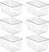 Vtopmart Clear Stackable Storage Bins with Lids