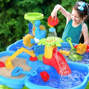 ConeWhale 4 In 1 Kids Sensory Play Table