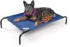 Coolaroo Cooling Elevated Dog Bed, Medium, Aquatic Blue