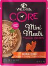 Wellness Core Natural Grain Free Mini Meals, Shredded Chicken & Turkey Dinner, 3-Oz Pouch (Pack Of 12)