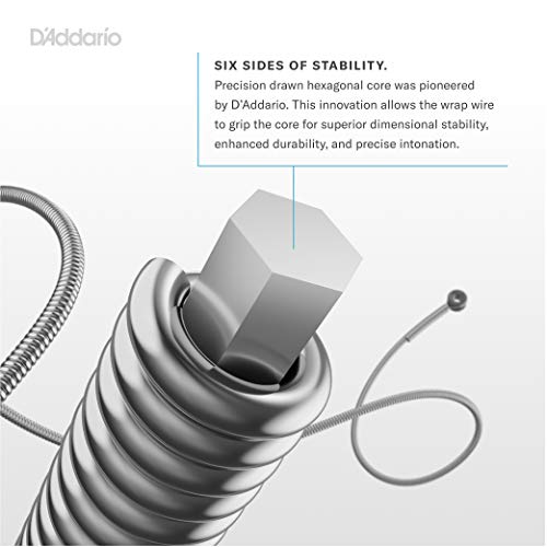 D'Addario XL Nickel Electric Guitar Strings - EXL110-3D - Image 5