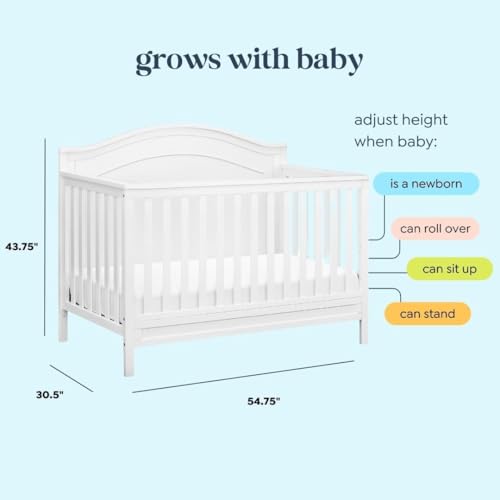 DaVinci Charlie 4-in-1 Convertible Crib, Greenguard - Image 3