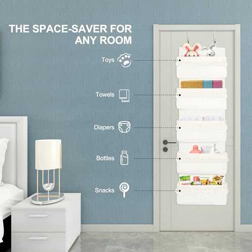 delightLife Over The Door Boho Nursery Organizer 5 - Image 3