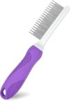 Puiuisoul Detangling Pet Comb With Stainless Steel Teeth