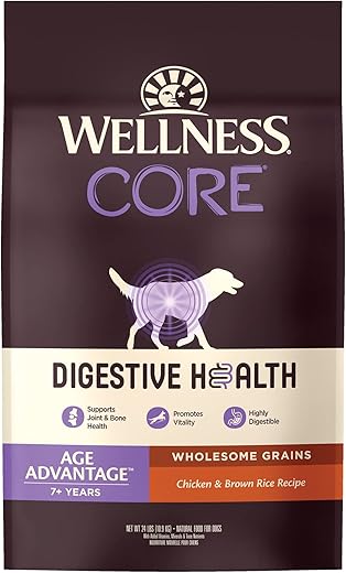 Wellness Digestive Health Senior Dog Food - Advanced Age