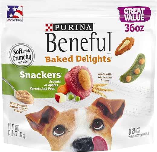 Beneful Dog Training Treats, Baked Snackers - 36 oz