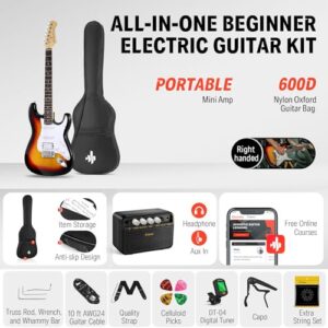 Donner DST-100S 39 Inch Electric Guitar Kit