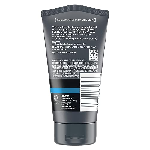 DOVE MEN + CARE Face Wash Hydrate Plus, 5 Fl Oz - Image 2