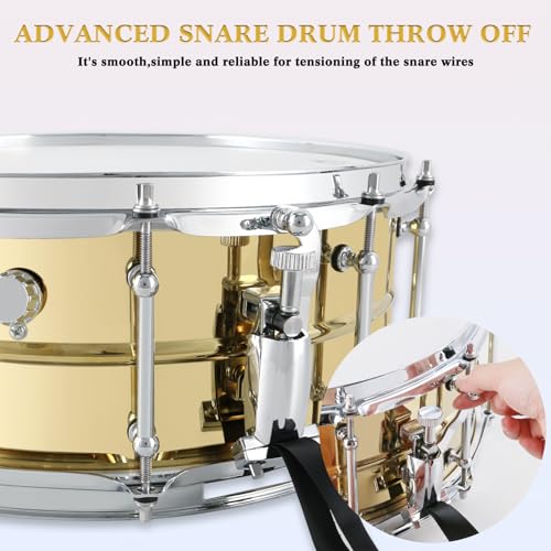 EASTROCK Snare Drum 14 X5.5 Inches Professional - Image 2