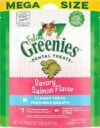 Greenies Feline Dental Care Treats, Salmon, 4.6 oz