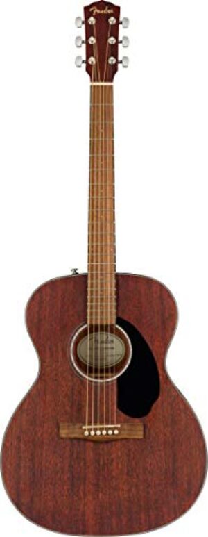 Fender CC-60S Solid Top Concert Acoustic Guitar Bundle