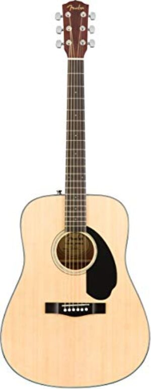 Fender CD-60S Solid Top Dreadnought Acoustic Guitar Bundle