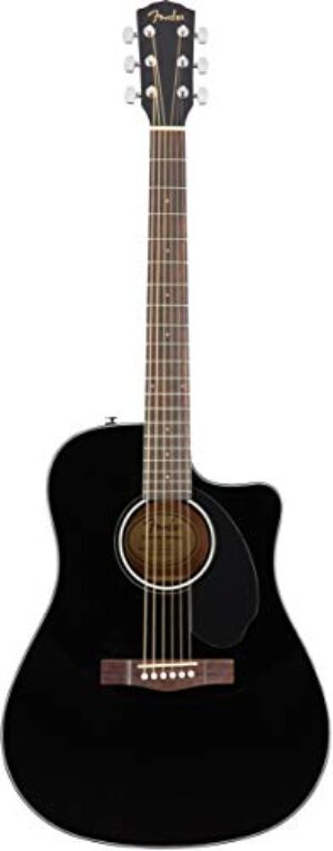 Fender CD-60SCE Acoustic-Electric Guitar Bundle