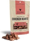 Vital Essentials Freeze Dried Raw Chicken Hearts, 1.9 oz