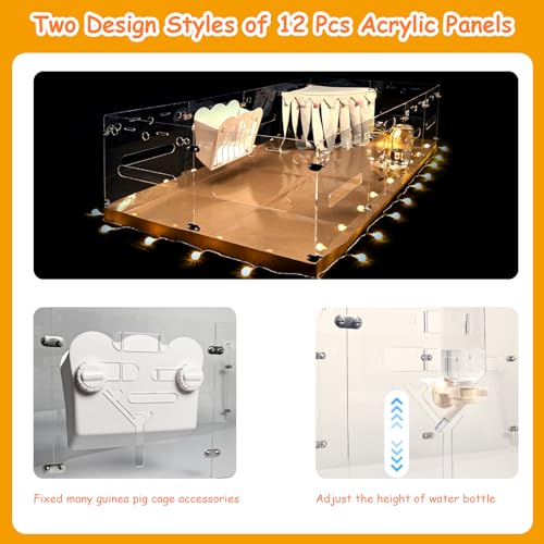 FUNZEAL Guinea Pig 8 Sq.Ft Acrylic House - Image 3