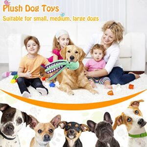 Fuufome Squeaky Plush Dog Toys for Large Dogs