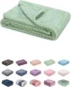 WONDER MIRACLE Fuzzy or Fluffy Baby Blanket, XS-Pastel Green